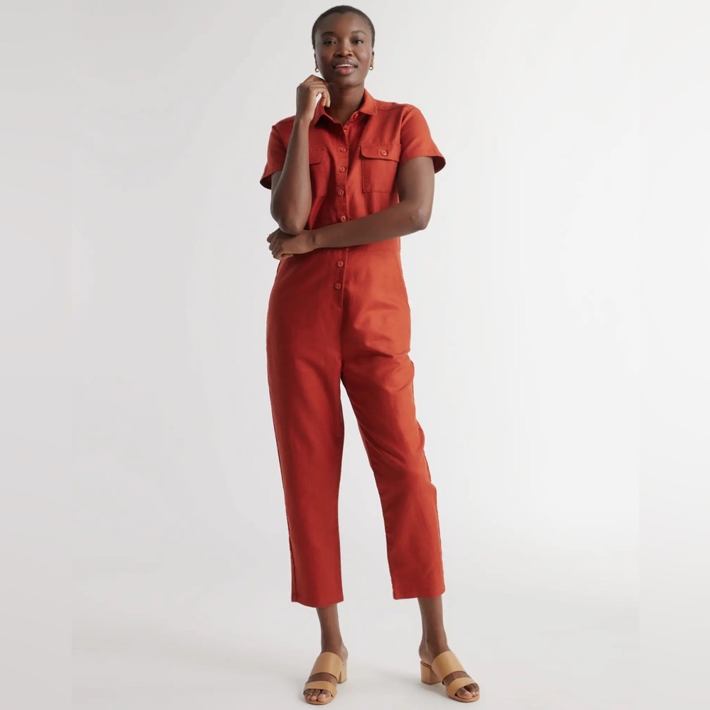 NWT Quince Coverall Jumpsuit